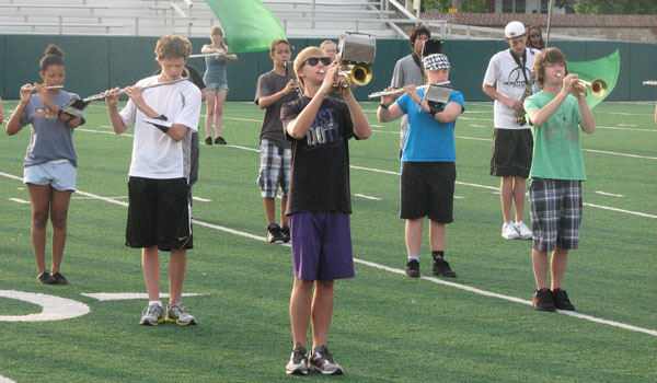 Marching band prepares for competition