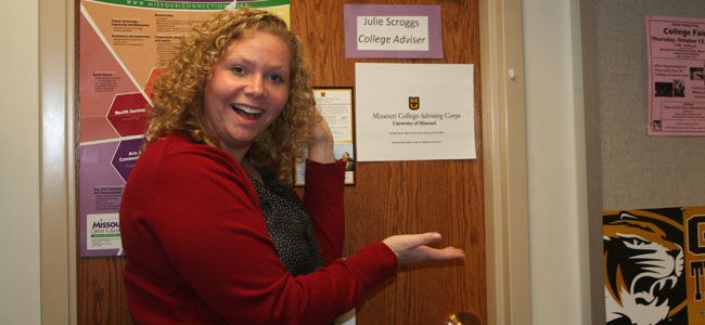 College Life College advisor Julie Scroggs is here to help you! She will give you advice about college and the ACT  or the SAT. Drop by her office in the Student Service Center, or contact her through one of the other methods outlined in the sidebar.