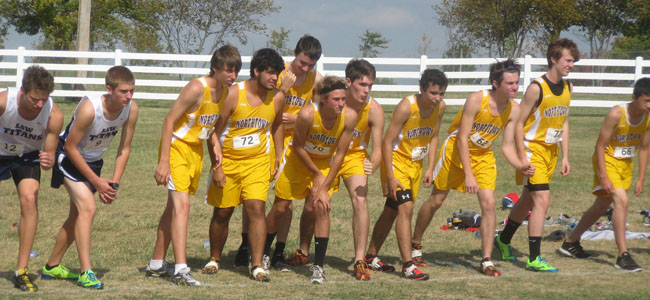 Cross country team runs hard