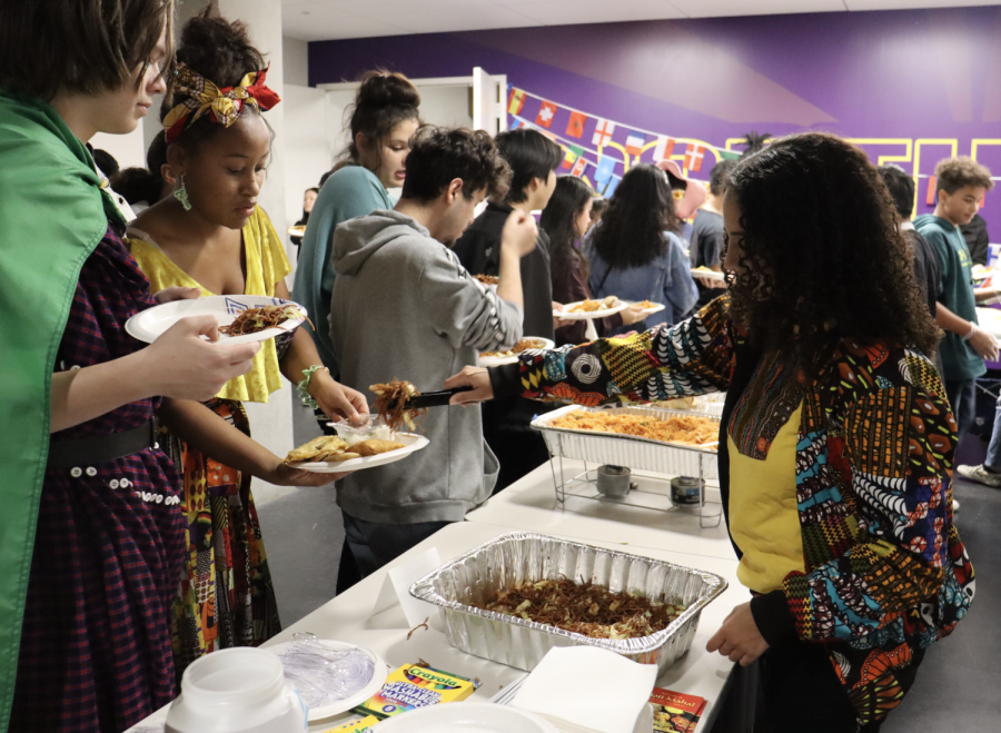 Cultural Food Served to Community Members in the Cafeteria